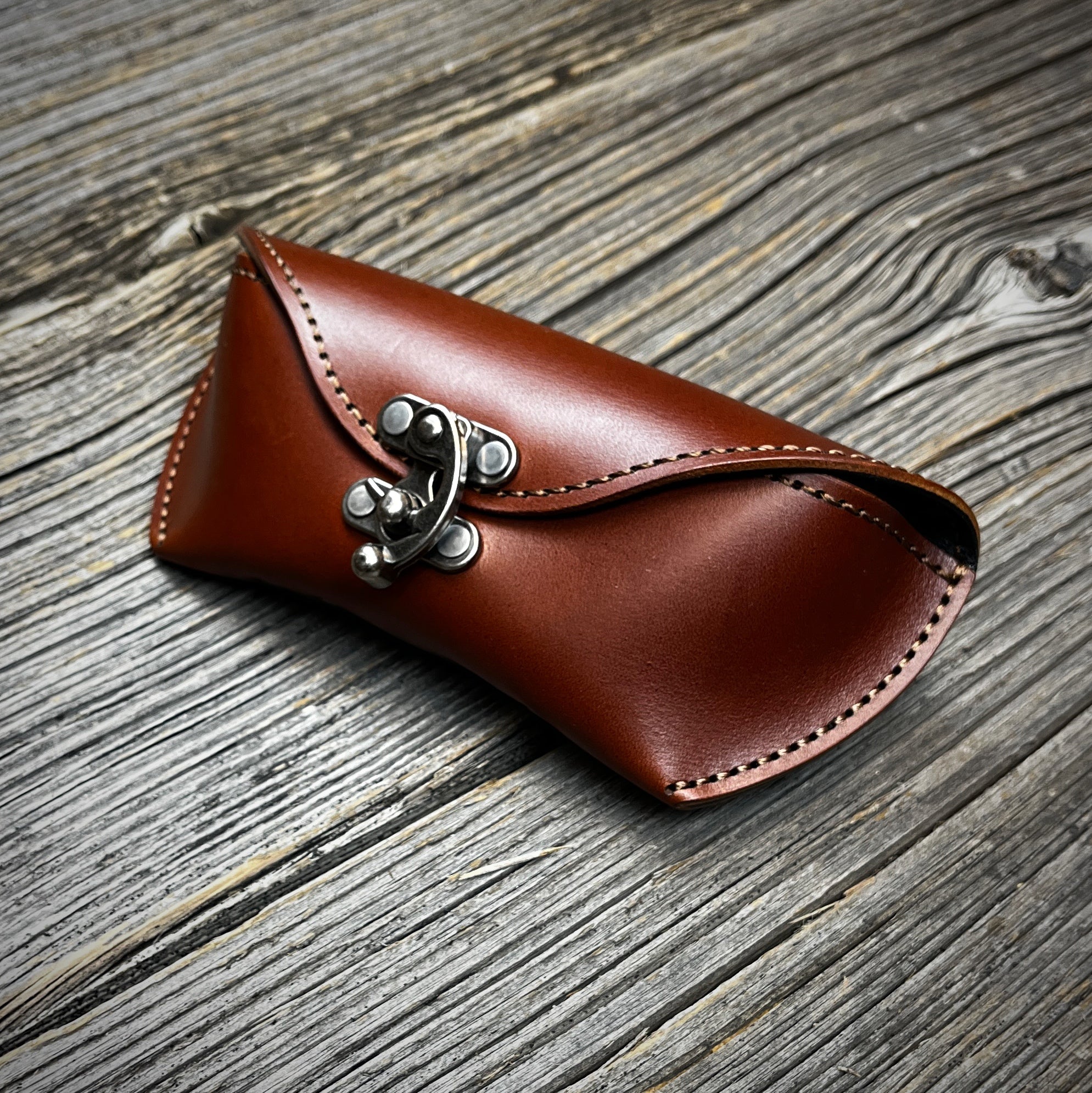 Handmade Eyeglass Case , Leather Sunglasses Case , Leather Glasses Case