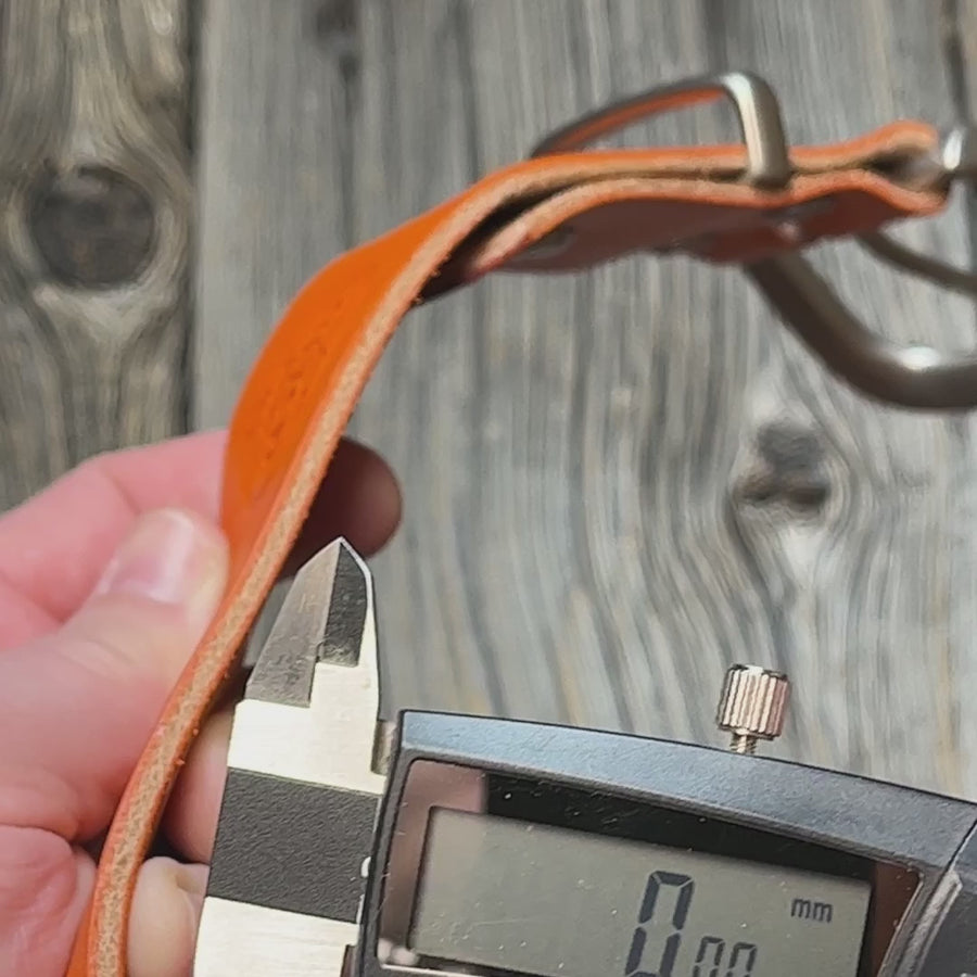 CARROT LEATHER BELT #2