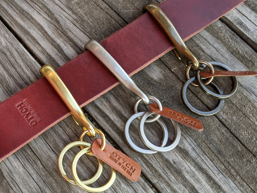 Nickel Matte, Fish Hook Key Chain