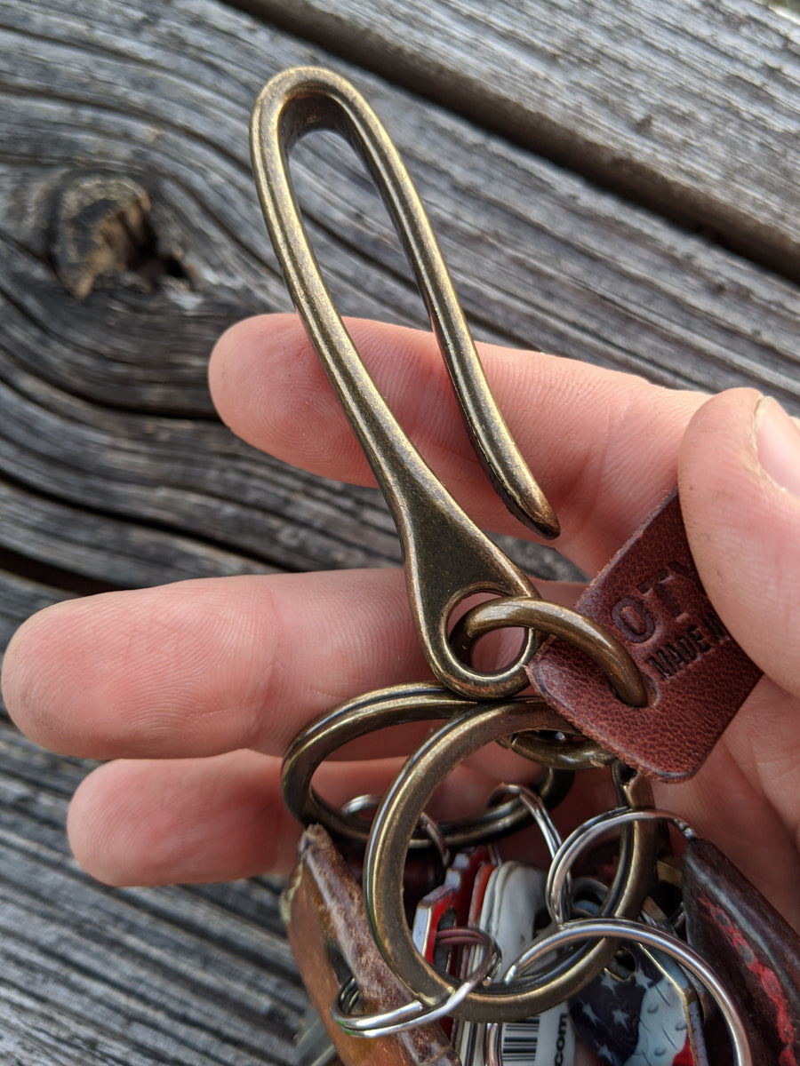 Nickel Matte, Fish Hook Key Chain