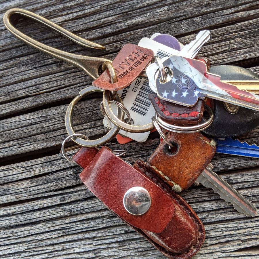 Nickel Matte, Fish Hook Key Chain
