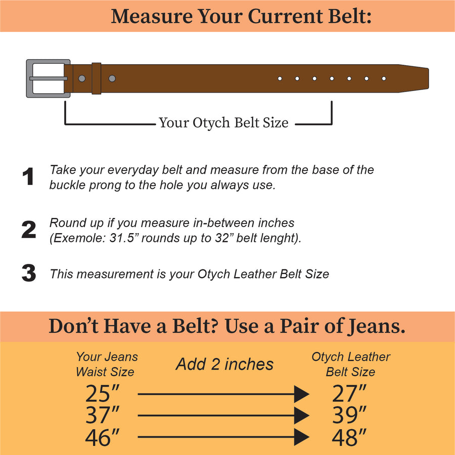 BUCK BROWN LEATHER BELT T3139
