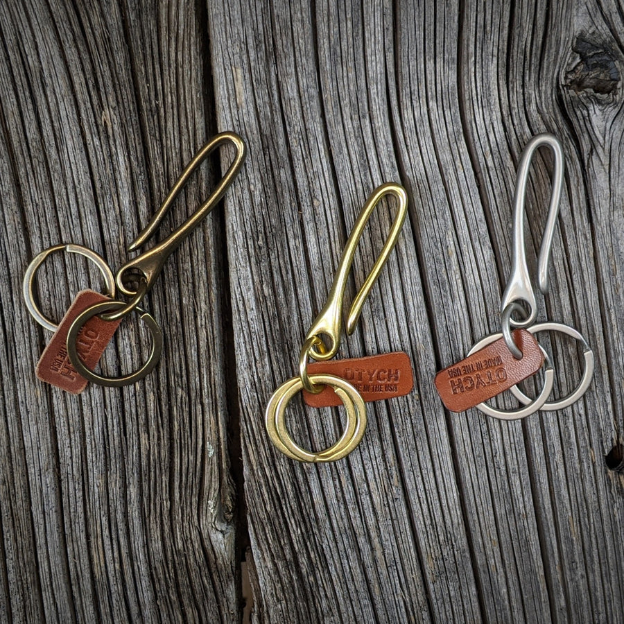Nickel Matte, Fish Hook Key Chain