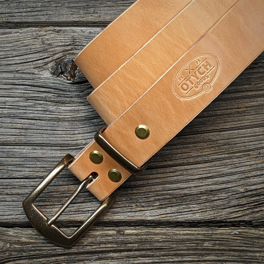 RUSSET LEATHER BELT B8504