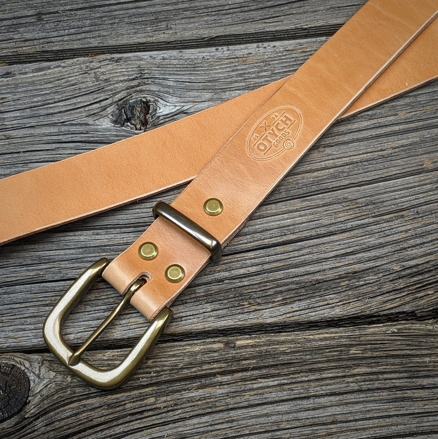 RUSSET LEATHER BELT T3139