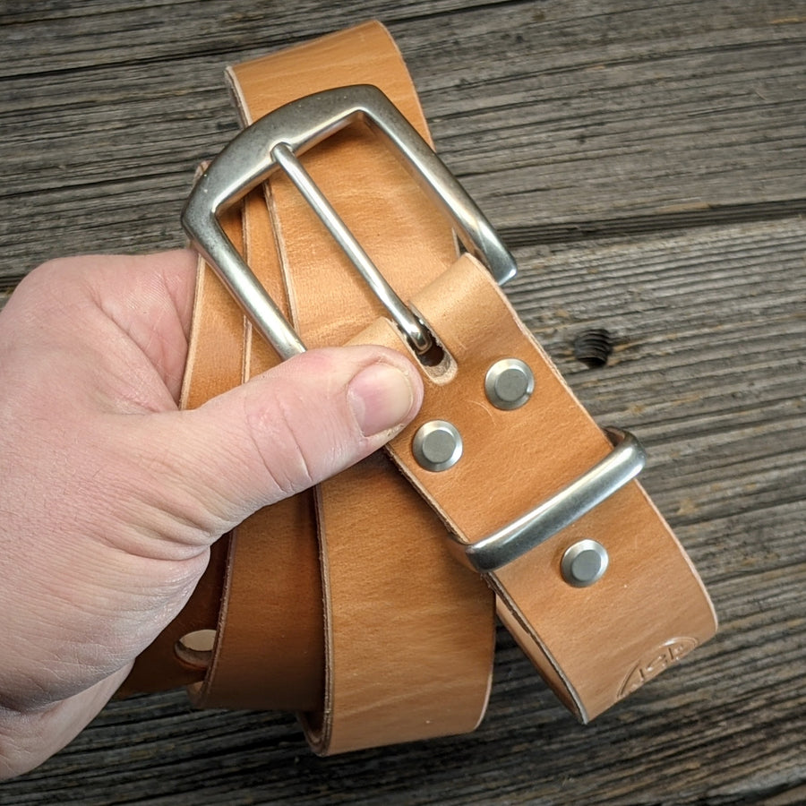 RUSSET LEATHER BELT B8504
