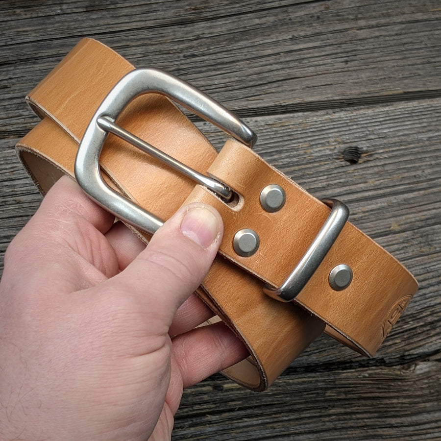 RUSSET LEATHER BELT T3139
