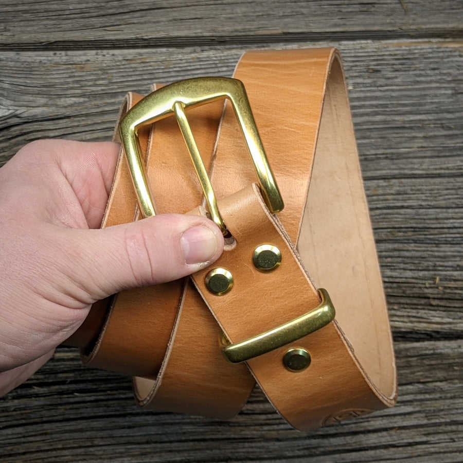 RUSSET LEATHER BELT B8504