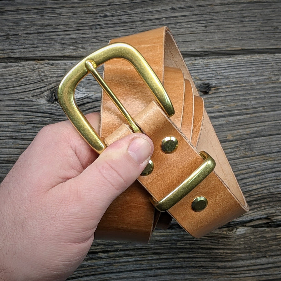 RUSSET LEATHER BELT T3139