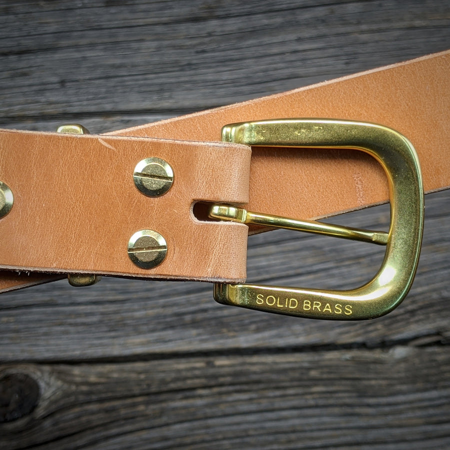 RUSSET LEATHER BELT T3139