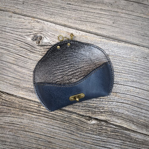 Sunglass case - Navy, Swing clasp