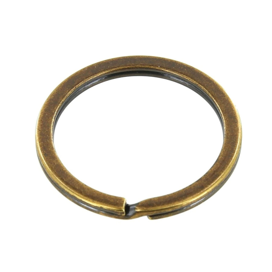ANTIQUE BRASS SLING LEVER SNAP KEYCHAIN