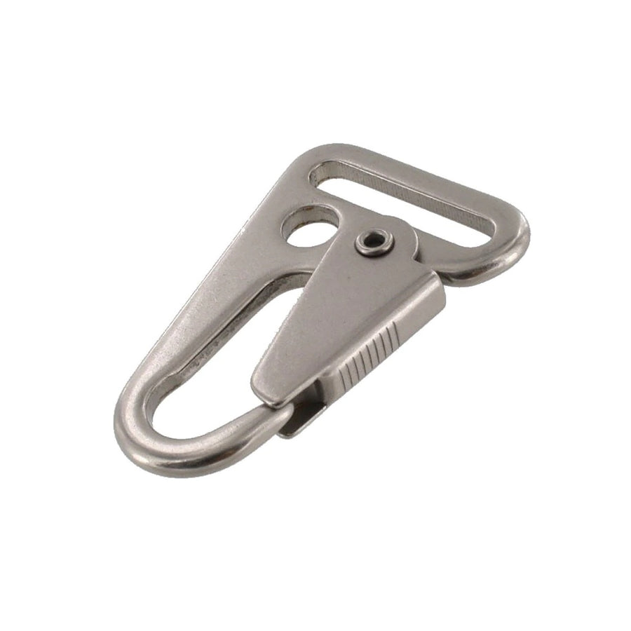 NICKEL MATTE SLING LEVER SNAP KEYCHAIN
