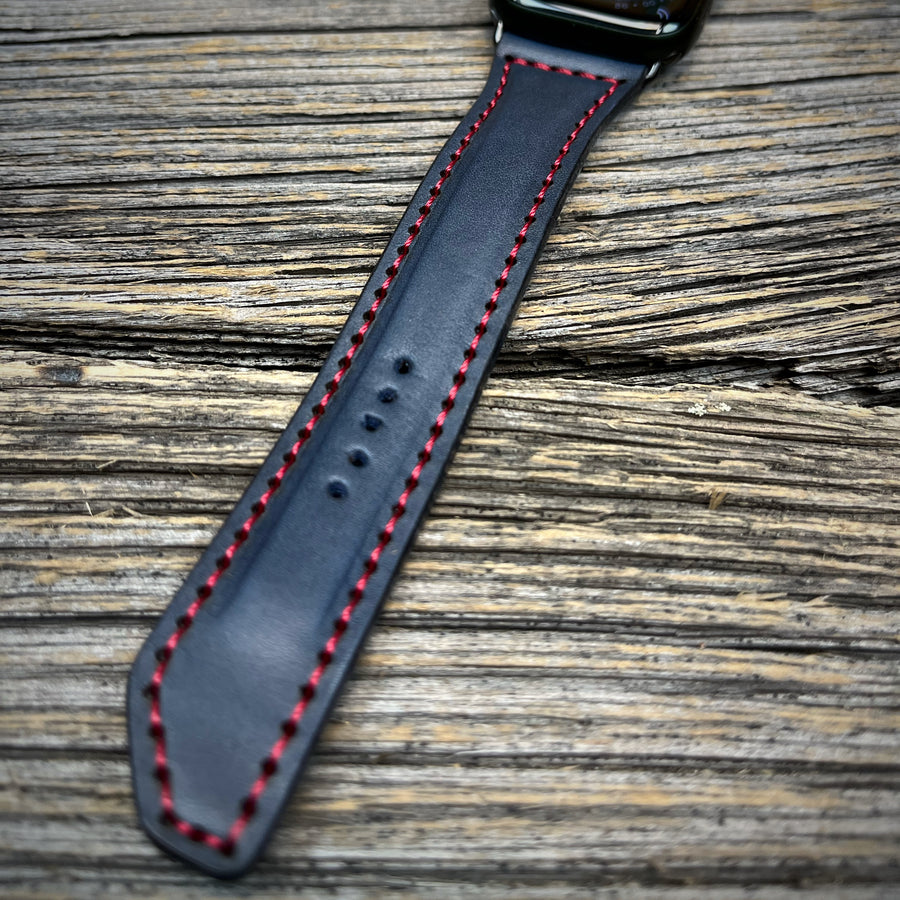 Apple Watch Band - Navy/Red