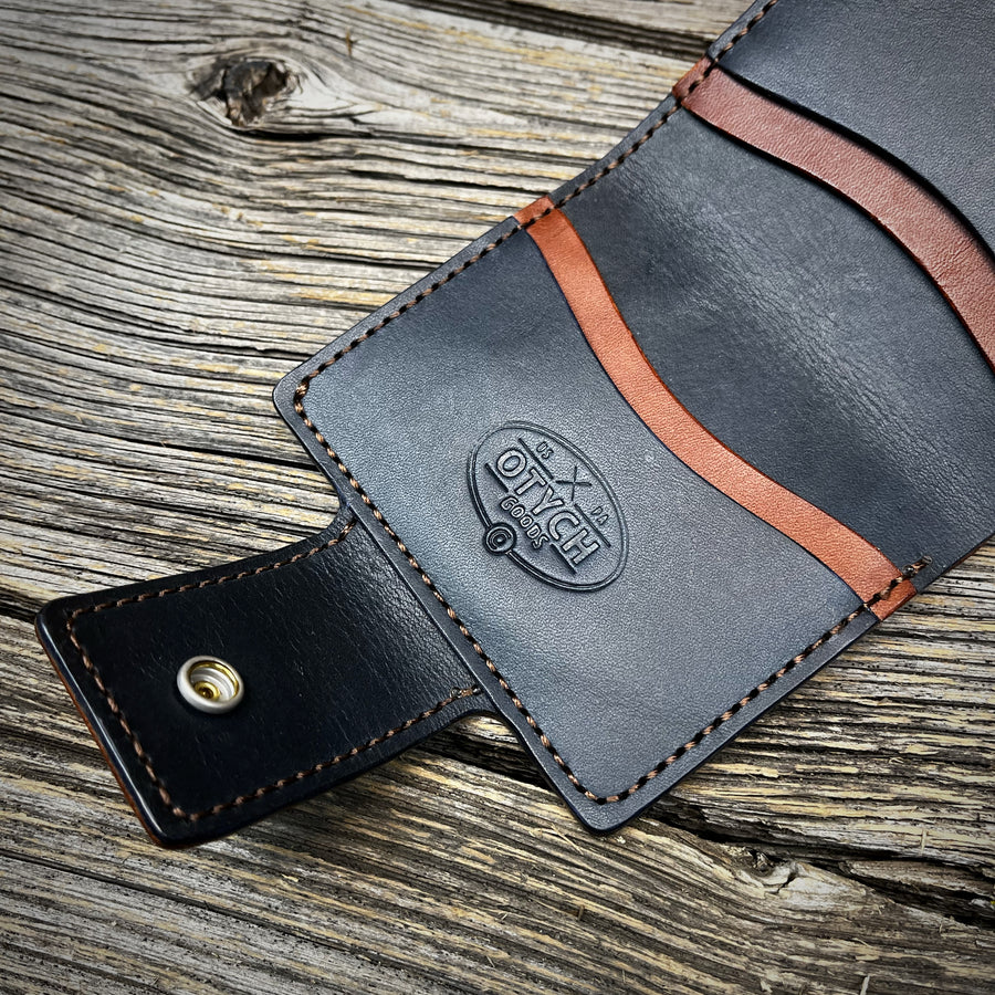 No.62 Bifold - Brown / Navy