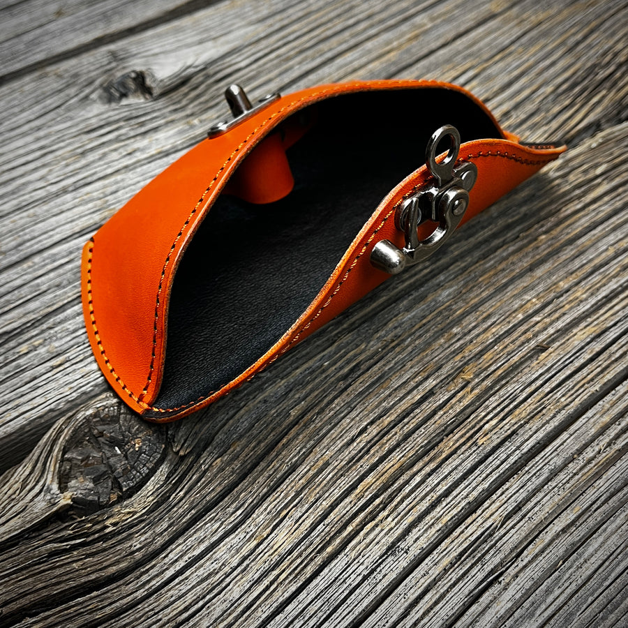 Sunglass case - Carrot / Orange Thread