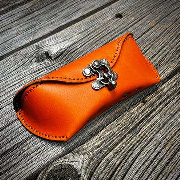 Sunglass case - Carrot / Orange Thread