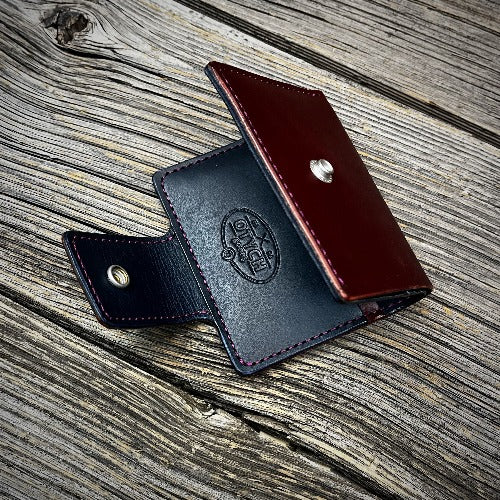 No.62 Bifold - Navy / Burgundy