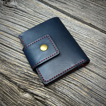 No.62 Bifold - Burgundy / Navy