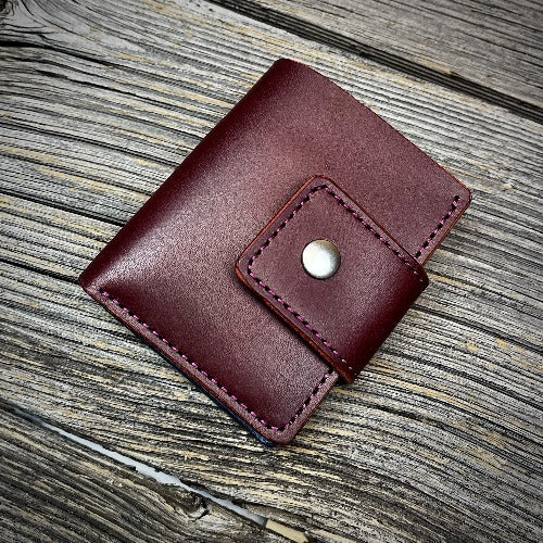 No.62 Bifold - Navy / Burgundy
