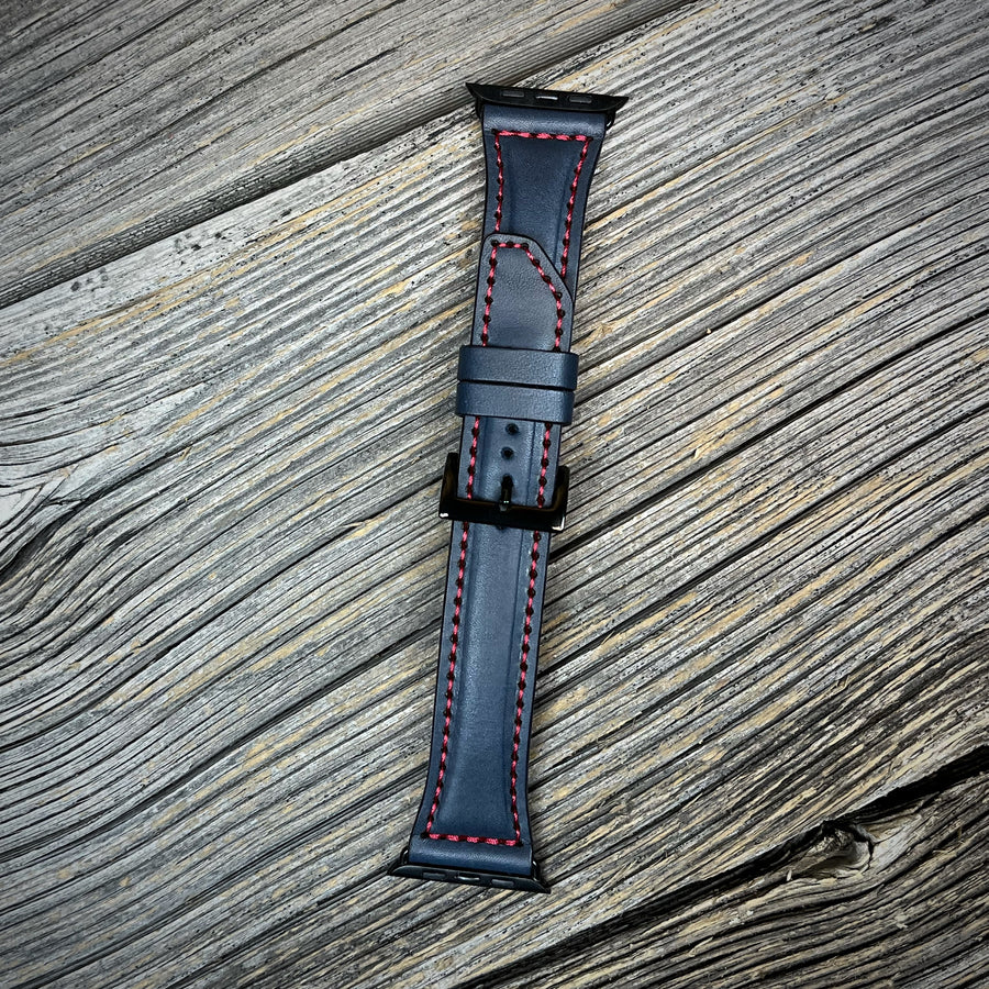 Apple Watch Band - Navy/Red