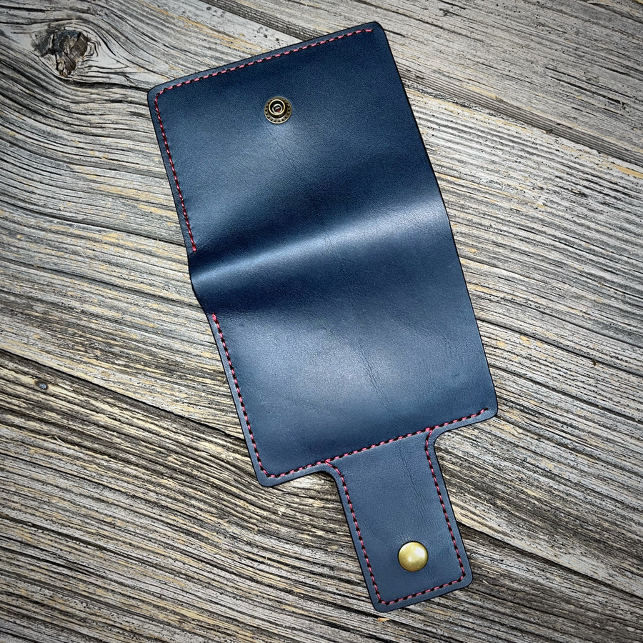 No.62 Bifold - Burgundy / Navy