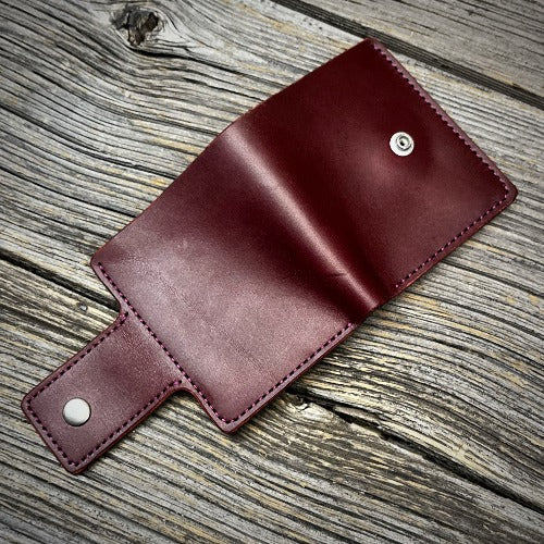 No.62 Bifold - Navy / Burgundy